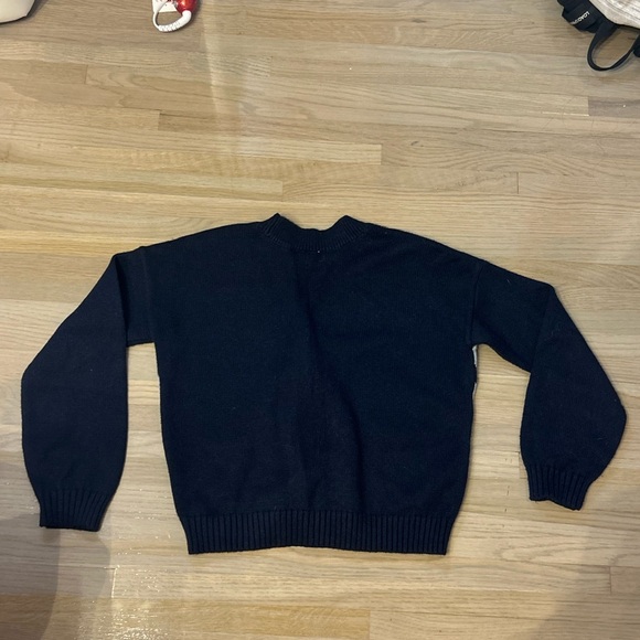 Abercrombie Kids Navy and White Argyle Cardigan - Picture 4 of 4